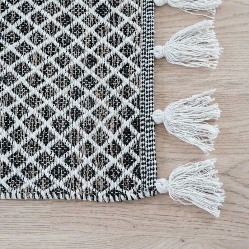 Tyrsky Matto 70x140 Cm Musta/valkoinen 1 Tyrsky Matto 70x140 Cm Musta/valkoinen