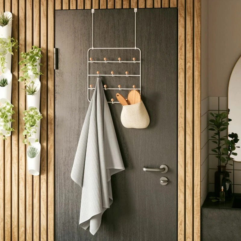 Umbra Estique Naulakko 14 Koukkua Musta/pähkinä 1 Umbra Estique Naulakko 14 Koukkua Musta/pähkinä