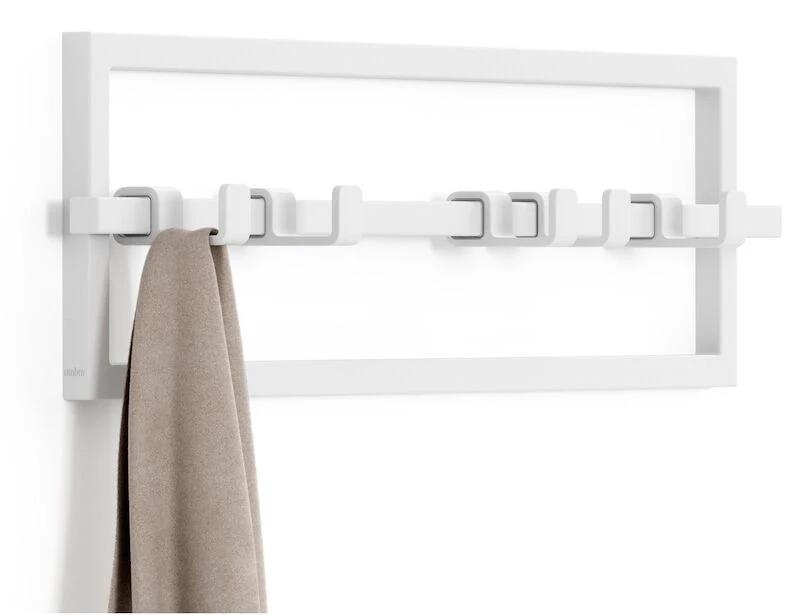 Umbra Cubiko Naulakko 5 Koukkua, Valkoinen 1 Umbra Cubiko Naulakko 5 Koukkua, Valkoinen