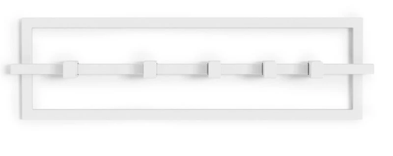 Umbra Cubiko Naulakko 5 Koukkua, Valkoinen 3 Umbra Cubiko Naulakko 5 Koukkua, Valkoinen - Image 3