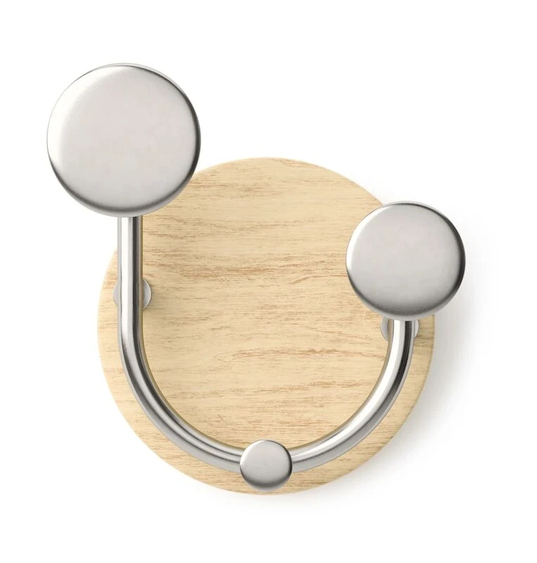 Umbra Melody Seinänaulakko 3-koukkua Luonnonväri/nikkeli 6 Umbra Melody Seinänaulakko 3-koukkua Luonnonväri/nikkeli - Image 6