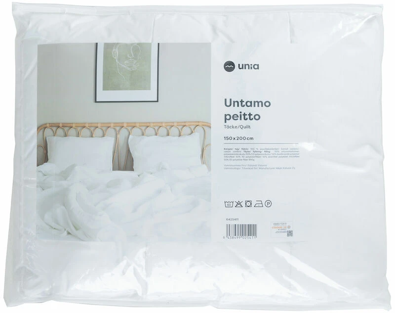 Unia Untamo Untuvankaltainen Peitto 150x200 Cm 2 Unia Untamo Untuvankaltainen Peitto 150x200 Cm - Image 2