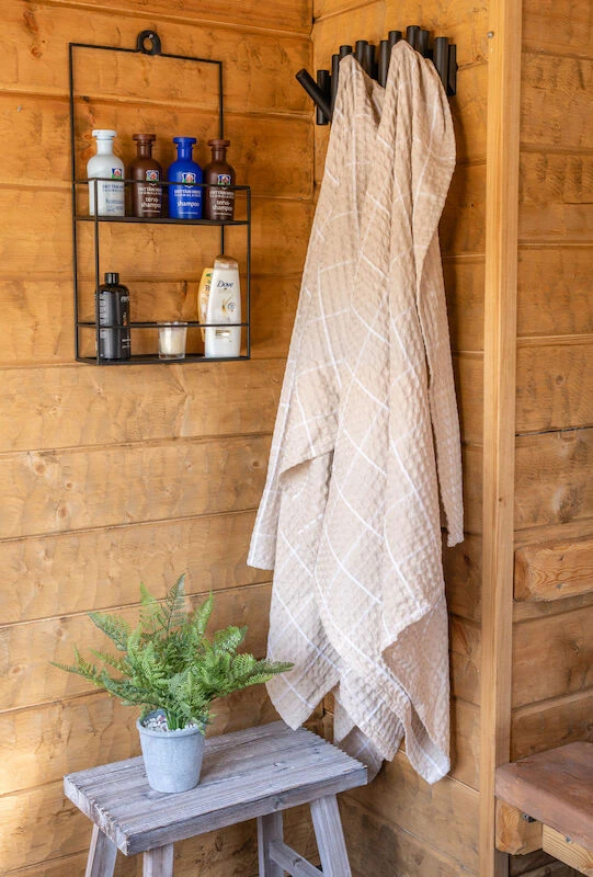 Linni Kylpypyyhe 100x150 Cm Hiekka/valkoinen 4 Linni Kylpypyyhe 100x150 Cm Hiekka/valkoinen - Image 4