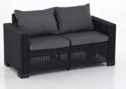 Keter California 2-istuttava Sohva, Grafiitin Harmaa 8 Keter California 2-istuttava Sohva, Grafiitin Harmaa -Yleinen Kotikauppa Veke California 2 istuttava sohva grafiitin harmaa 1 1