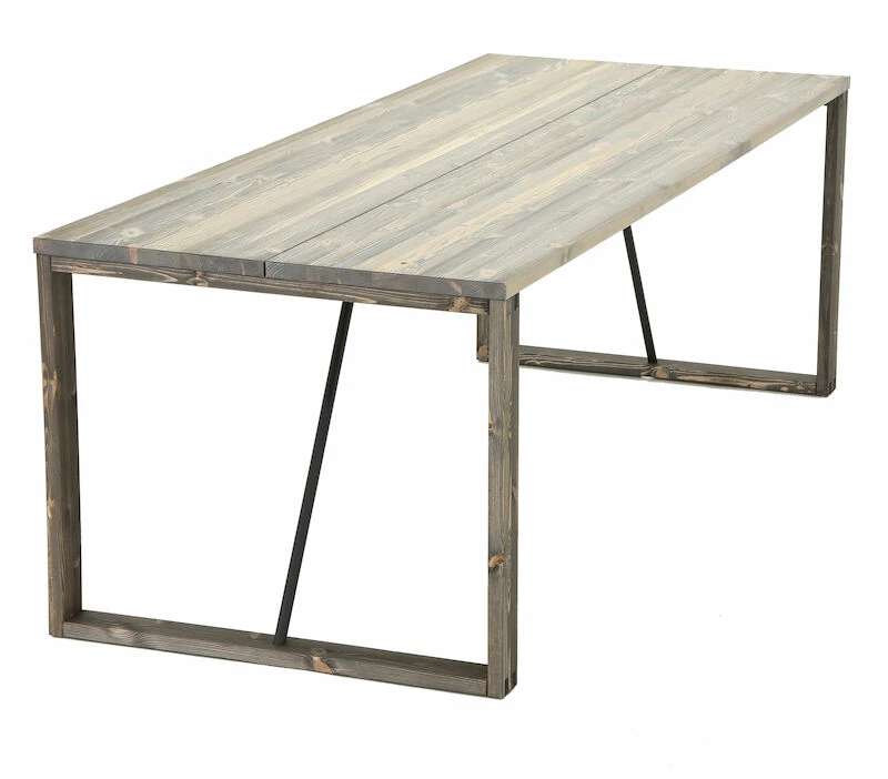 Honka Lankkupöytä 220x90 Cm Harmaa/harmaa 2 Honka Lankkupöytä 220x90 Cm Harmaa/harmaa - Image 2