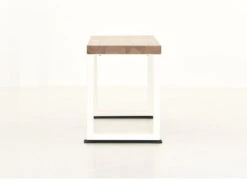 Honka Penkki 115x35 Cm Metallijalalla Antiikkipetsattu/valkoinen