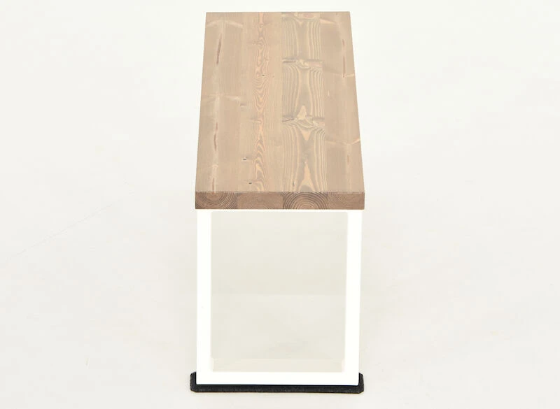 Honka Penkki 115x35 Cm Metallijalalla Antiikkipetsattu/valkoinen 3 Honka Penkki 115x35 Cm Metallijalalla Antiikkipetsattu/valkoinen - Image 3