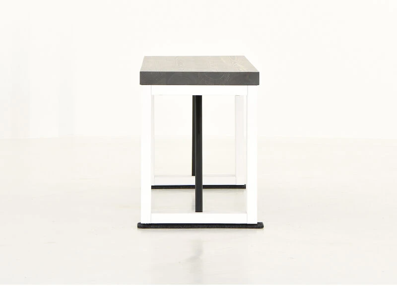 Honka Penkki 115x35 Cm Puujalalla Harmaa/valkoinen 3 Honka Penkki 115x35 Cm Puujalalla Harmaa/valkoinen - Image 3