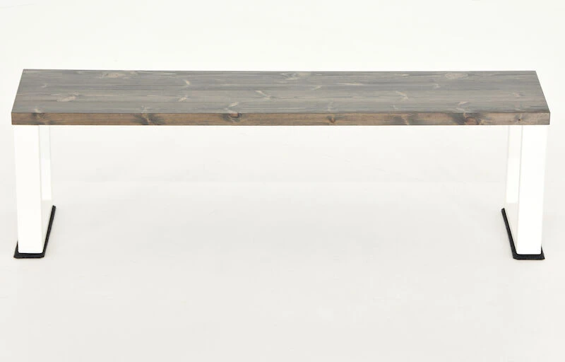 Honka Penkki 155x35 Cm Metallijalalla Harmaa/valkoinen 5 Honka Penkki 155x35 Cm Metallijalalla Harmaa/valkoinen - Image 5