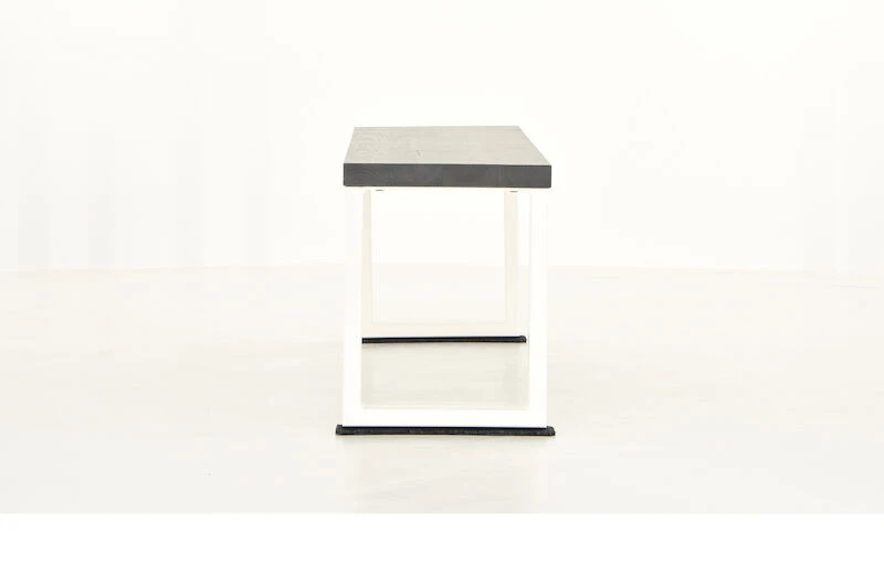 Honka Penkki 155x35 Cm Metallijalalla Harmaa/valkoinen 4 Honka Penkki 155x35 Cm Metallijalalla Harmaa/valkoinen - Image 4