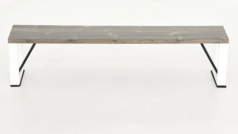 Honka Penkki 195x35 Cm Puujalalla Harmaa/valkoinen 6 Honka Penkki 195x35 Cm Puujalalla Harmaa/valkoinen - Image 6