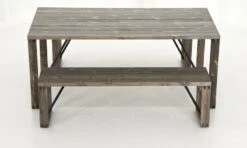 Honka 6-hengen Ruokailuryhmä Harmaa Puujaloilla