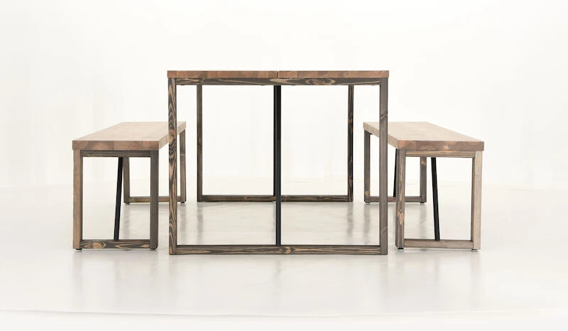 Honka 8-hengen Ruokailuryhmä Antiikkipetsattu/harmaa Puujaloilla 4 Honka 8-hengen Ruokailuryhmä Antiikkipetsattu/harmaa Puujaloilla - Image 4