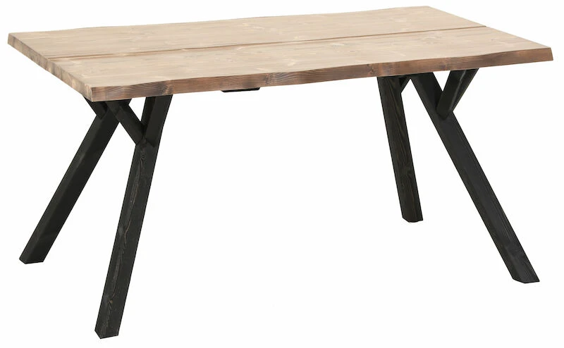 Lana Lankkupöytä 150x88 Cm Antiikkipetsattu/musta 5 Lana Lankkupöytä 150x88 Cm Antiikkipetsattu/musta - Image 5