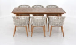 Loiste 6-hengen Ruokailuryhmä Hiekka 11 Loiste 6-hengen Ruokailuryhmä Hiekka -Yleinen Kotikauppa Veke Loiste 6 hengen ruokailuryhma hiekka 0 1