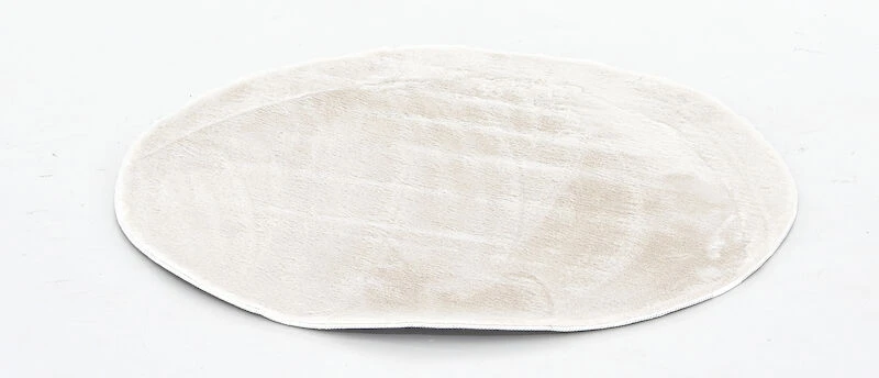 Lumihiutale Matto Pyöreä 120 Cm Luonnonvalkoinen 5 Lumihiutale Matto Pyöreä 120 Cm Luonnonvalkoinen - Image 5