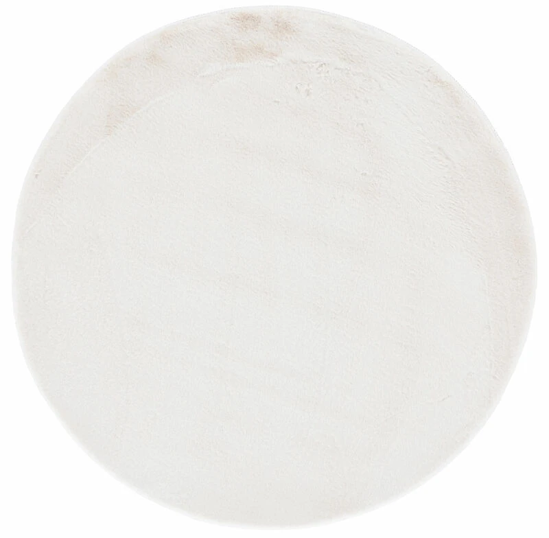 Lumihiutale Matto Pyöreä 120 Cm Luonnonvalkoinen 4 Lumihiutale Matto Pyöreä 120 Cm Luonnonvalkoinen - Image 4