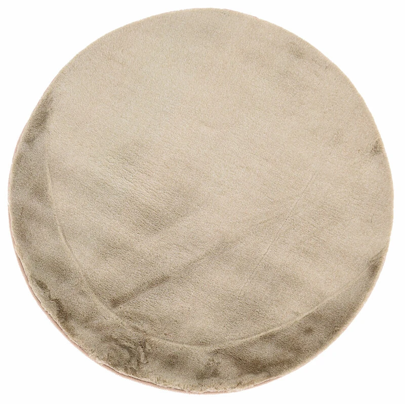 Lumihiutale Matto Pyöreä 120 Cm Luonnonvalkoinen 2 Lumihiutale Matto Pyöreä 120 Cm Luonnonvalkoinen - Image 2