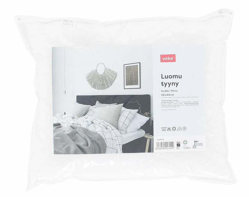Luomu Tyyny 50x60 Cm Valkoinen 1 Luomu Tyyny 50x60 Cm Valkoinen