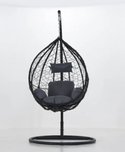 Pallo Riippukeinu Ja Teline Musta/harmaa Pehmuste 11 Pallo Riippukeinu Ja Teline Musta/harmaa Pehmuste -Yleinen Kotikauppa Veke Pallo riippukeinu ja teline musta harmaa pehmuste 0 0