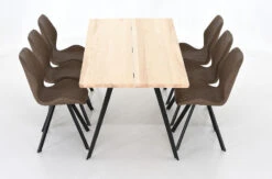 Saarni-Punnus 6-hengen Ruokailuryhmä Saarni/musta/konjakki 7 Saarni-Punnus 6-hengen Ruokailuryhmä Saarni/musta/konjakki -Yleinen Kotikauppa Veke Saarni Punnus 6 hengen ruokailuryhma saarni musta konjakki 4 2