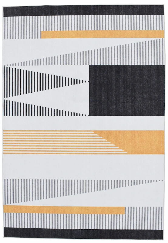 Solina Matto 200x290 Cm Musta/keltainen 5 Solina Matto 200x290 Cm Musta/keltainen - Image 5