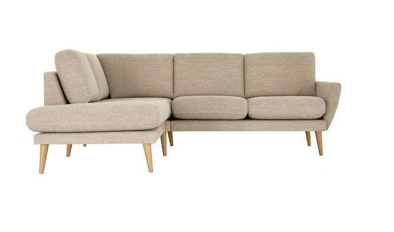 Viive Avokulmasohva Vasen Vaalea Beige Naomi 42, Jalat 50100 Tammi 4 Viive Avokulmasohva Vasen Vaalea Beige Naomi 42, Jalat 50100 Tammi - Image 4