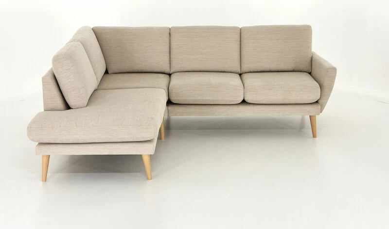 Viive Avokulmasohva Vasen Vaalea Beige Naomi 42, Jalat 50100 Tammi 5 Viive Avokulmasohva Vasen Vaalea Beige Naomi 42, Jalat 50100 Tammi - Image 5