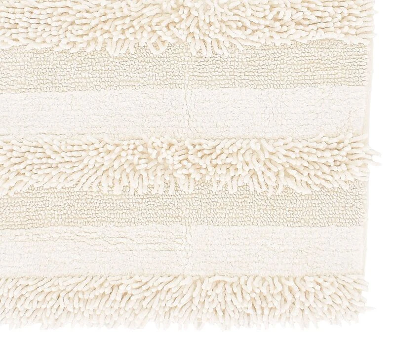 Boho Kylpyhuoneenmatto 50x80 Cm Valkoinen 3 Boho Kylpyhuoneenmatto 50x80 Cm Valkoinen - Image 3