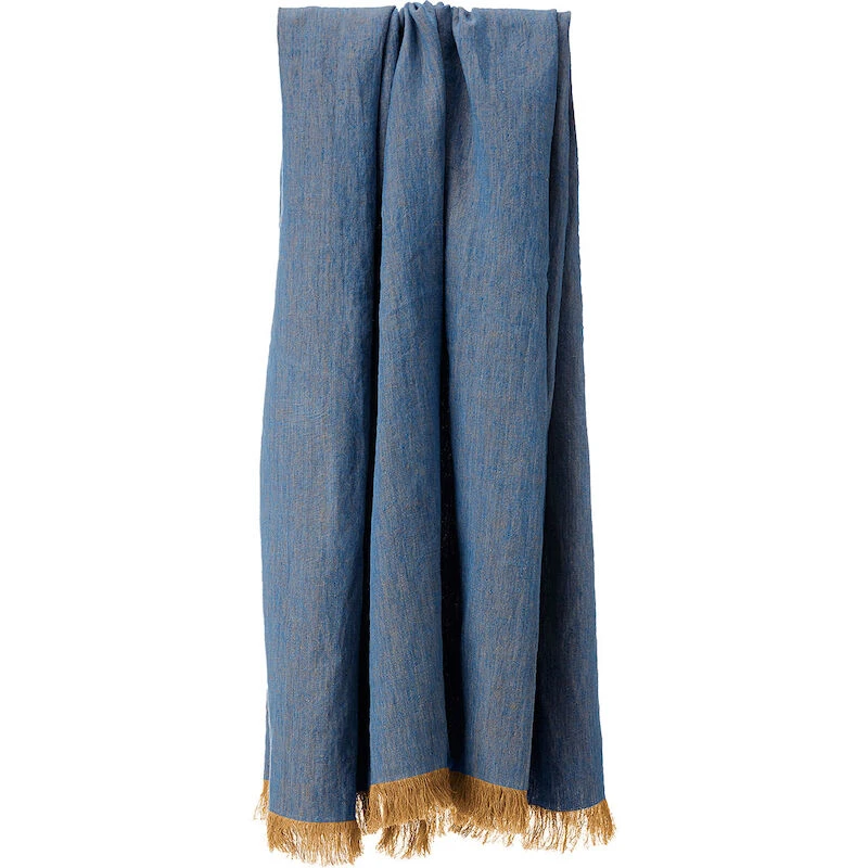 Anno Viive Torkkupeitto 130x180 Cm Sininen/hunaja 2 Anno Viive Torkkupeitto 130x180 Cm Sininen/hunaja - Image 2