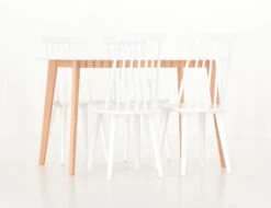 Vojens-Lotta 4-hengen Ruokailuryhmä Valkoinen/luonnonväri