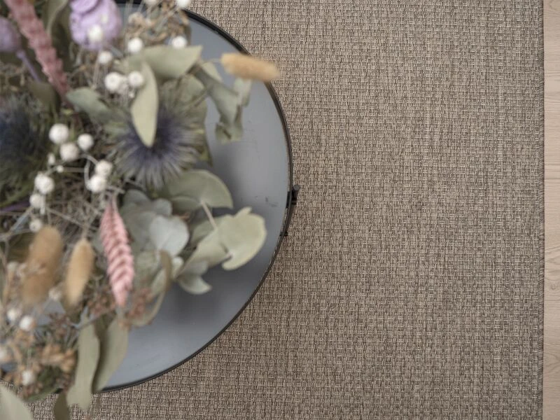 Vuono Matto Ø133 Cm Pyöreä Vaaleanruskea 2 Vuono Matto Ø133 Cm Pyöreä Vaaleanruskea - Image 2