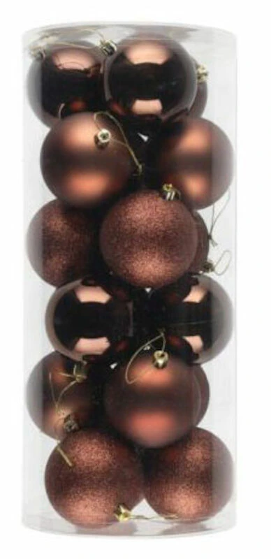 Winteria Kuusenpallot 18 Kpl Ø8 Cm Ruskea Mix 1 Winteria Kuusenpallot 18 Kpl Ø8 Cm Ruskea Mix