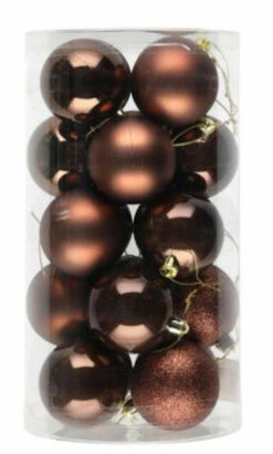 Winteria Kuusenpallot 20 Kpl Ø6 Cm Ruskea Mix