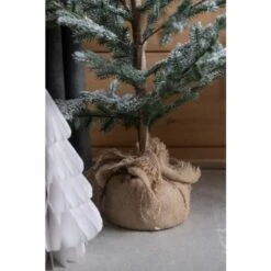 Winteria Luminen Kuusi Juuttiruukussa 90 Cm