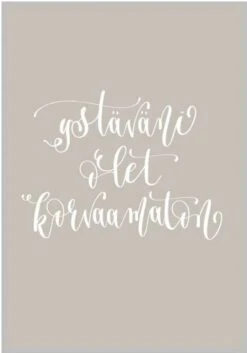 Xeraliving KORVAAMATON Postikortti 10,5x14,8 Cm