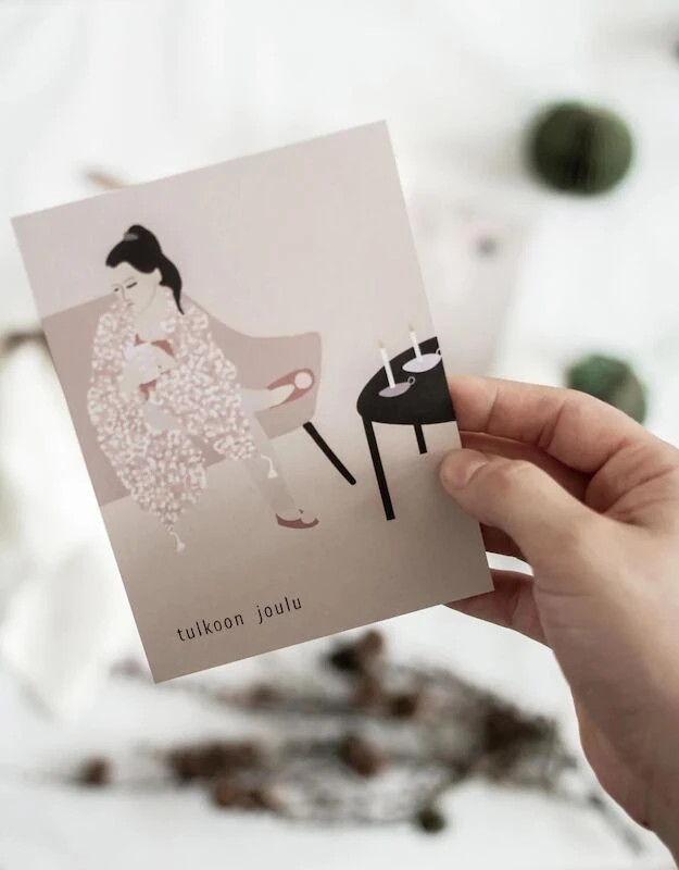 Xeraliving HYGGE HETKI Joulukortti 10,5x14,8 Cm 2 Xeraliving HYGGE HETKI Joulukortti 10,5x14,8 Cm - Image 2