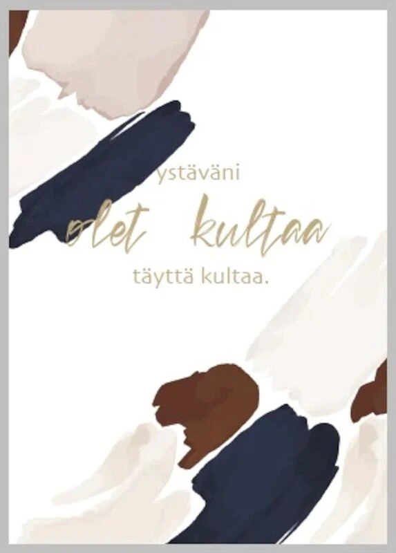 Xeraliving OLET KULTAA Postikortti 10,5x14,8 Cm 2 Xeraliving OLET KULTAA Postikortti 10,5x14,8 Cm - Image 2