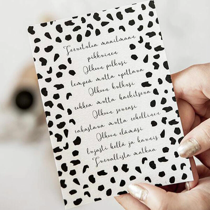 Xeraliving TERVETULOA MAAILMAAN PIKKUINEN Vauvakortti 10,5x14,8 Cm 4 Xeraliving TERVETULOA MAAILMAAN PIKKUINEN Vauvakortti 10,5x14,8 Cm - Image 4