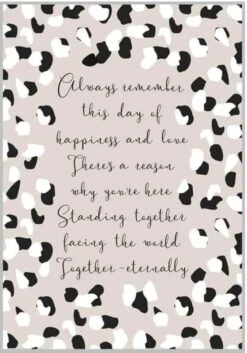 Xeraliving TOGETHER ETERNALLY Hääkortti 10,5x14,8 Cm -Yleinen Kotikauppa Xeraliving together eternally haakortti