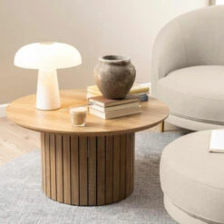 Yale Sohvapöytä Ø80 Cm Tammi 7 Yale Sohvapöytä Ø80 Cm Tammi -Yleinen Kotikauppa Yale sohvapoyta O80 cm tammi miljoo