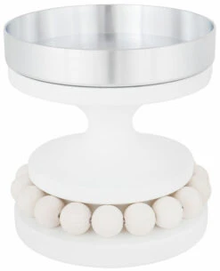 Aarikka Ruustinna Kynttilänjalka 13 Cm Valkoinen