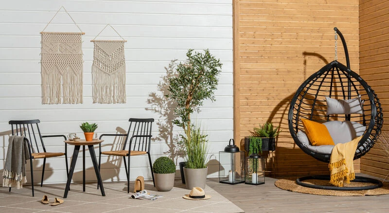 Envy Eva Puutarhatuoli Musta/luonnonväri 2 Envy Eva Puutarhatuoli Musta/luonnonväri - Image 2