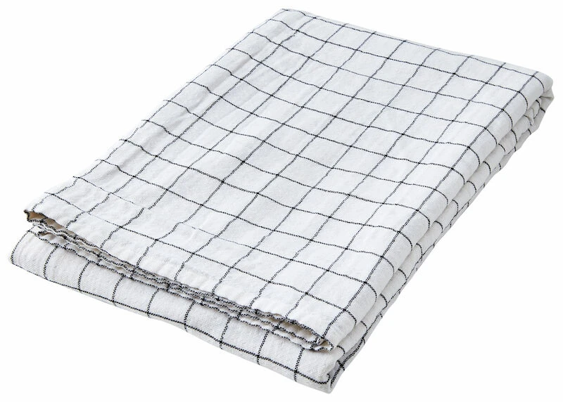 Affari Elsa Pöytäliina Ruudullinen 140x220 Cm Valkoinen/musta 3 Affari Elsa Pöytäliina Ruudullinen 140x220 Cm Valkoinen/musta - Image 3