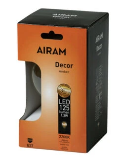 Airam Led-lamppu DECFG G95 822 125lm E27 AM