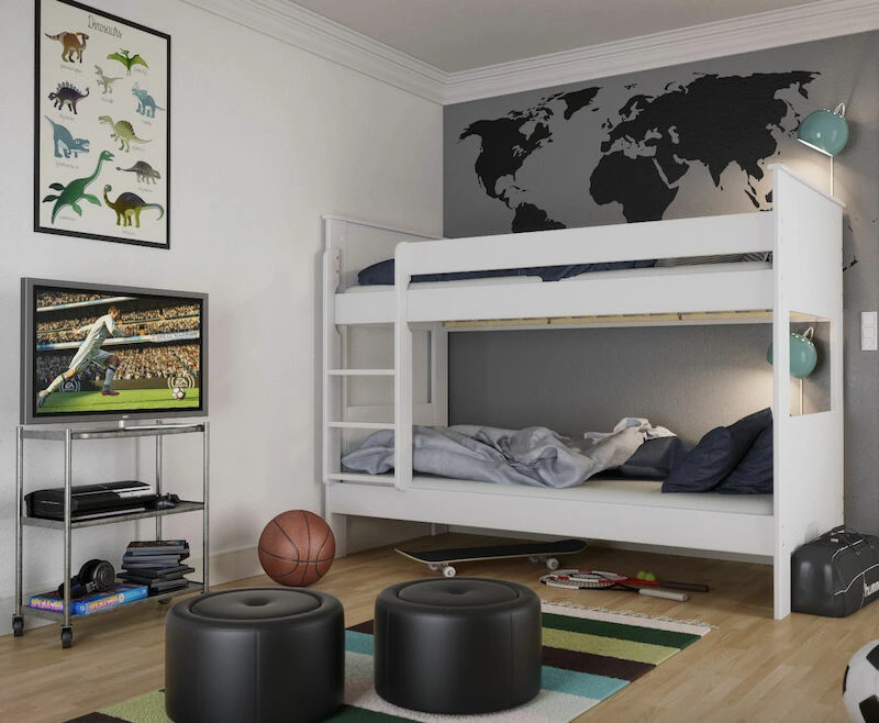 Alba Kerrossänky 75x200 Cm Valkoinen 2 Alba Kerrossänky 75x200 Cm Valkoinen - Image 2