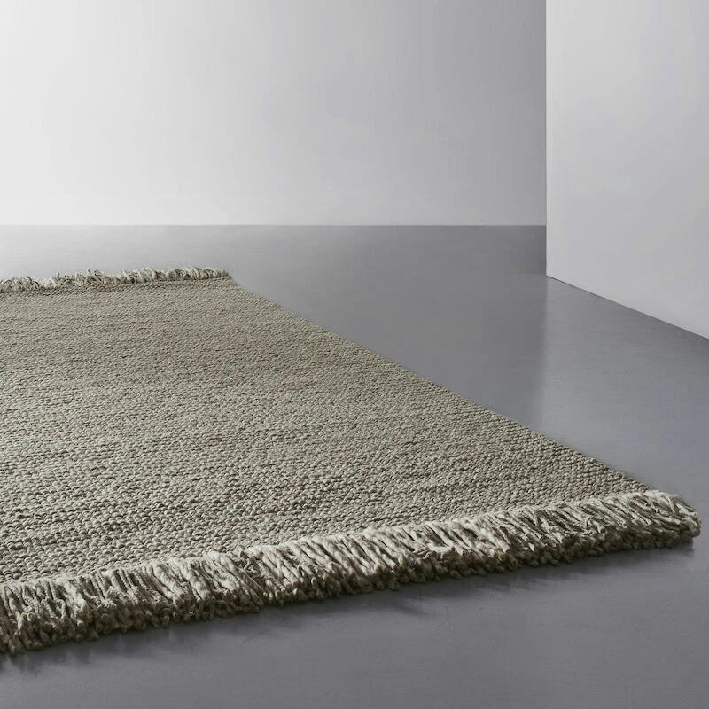 Anno Elf Villamatto 70x140cm Luonnonvalkoinen/luonnonharmaa Meleerattu 2 Anno Elf Villamatto 70x140cm Luonnonvalkoinen/luonnonharmaa Meleerattu - Image 2