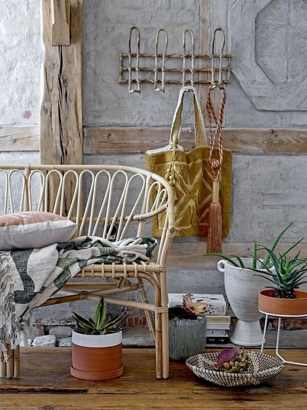 Bloomingville Coat Seinänaulakko Ruoko Luonnonväri 4 Bloomingville Coat Seinänaulakko Ruoko Luonnonväri - Image 4