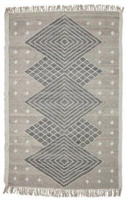 Bloomingville Esme Villamatto 210x150 Cm Musta 7 Bloomingville Esme Villamatto 210x150 Cm Musta -Yleinen Kotikauppa bloomingville esme villamatto 150x210 musta1