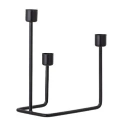 Bloomingville Hafi Kynttilänjalka Musta 8 Bloomingville Hafi Kynttilänjalka Musta -Yleinen Kotikauppa bloomingville hafi kynttilanjalka musta1